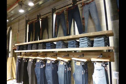 The stock is shown off using a wide array of equipment and tables that look vintage or deliberately distressed